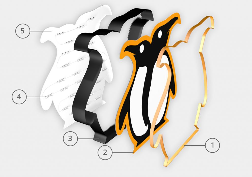 Leuchtbuchstaben Logo