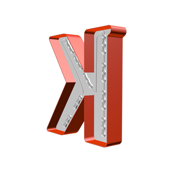 Leuchtbuchstaben profil 3